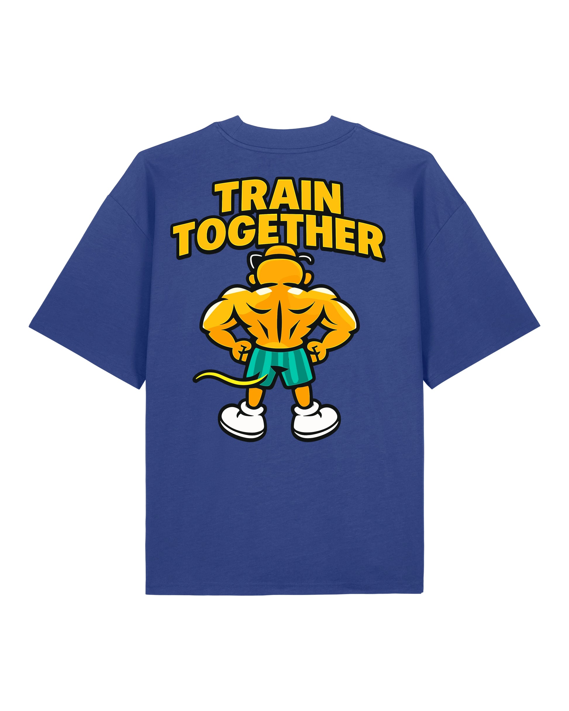 Train Together Pump Cover Gym Shirt Oversized Blau Unisex Teeflix