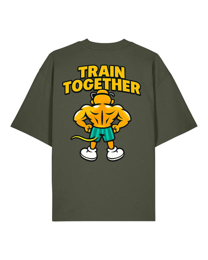 Train Together Pump Cover Gym Shirt Oversized Grün Unisex Teeflix