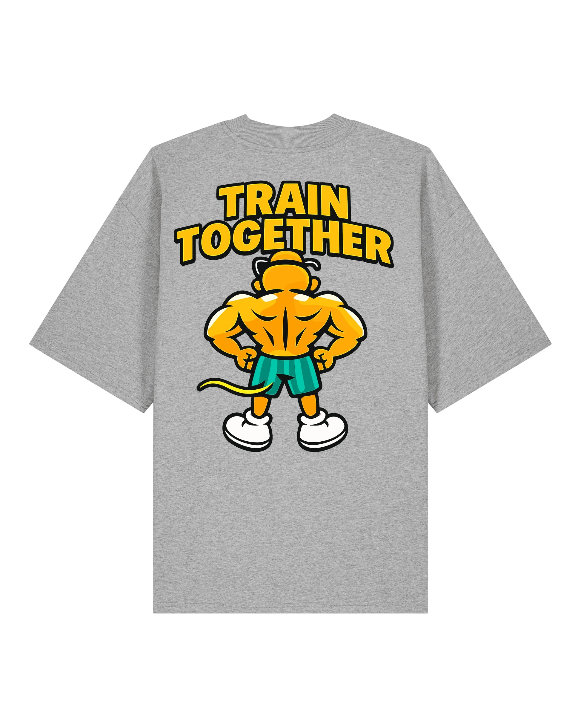 Train Together Pump Cover Gym Shirt Oversized Grau Unisex Teeflix
