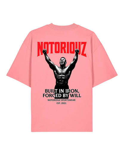 Built in Iron, Forged by Will Oversized Tee | Notoriouz
