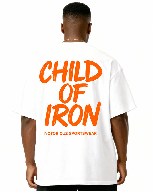 Child Of Iron Oversized T-Shirt – IRON GENESIS | Notoriouz Sportswear